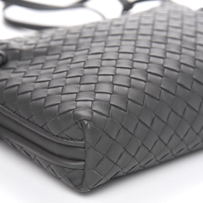 Bottega Veneta Nappa Intrecciato Nodini Crossbody Messenger New Light Grey 7 of 8
