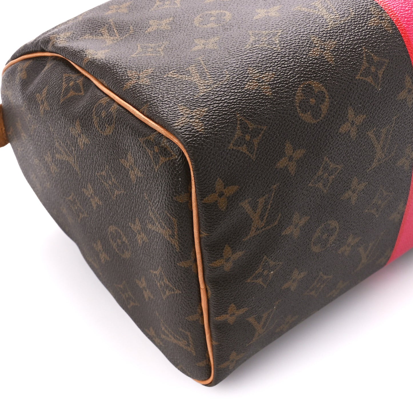 Monogram My LV Heritage Speedy 30 Fuchsia Rouge
