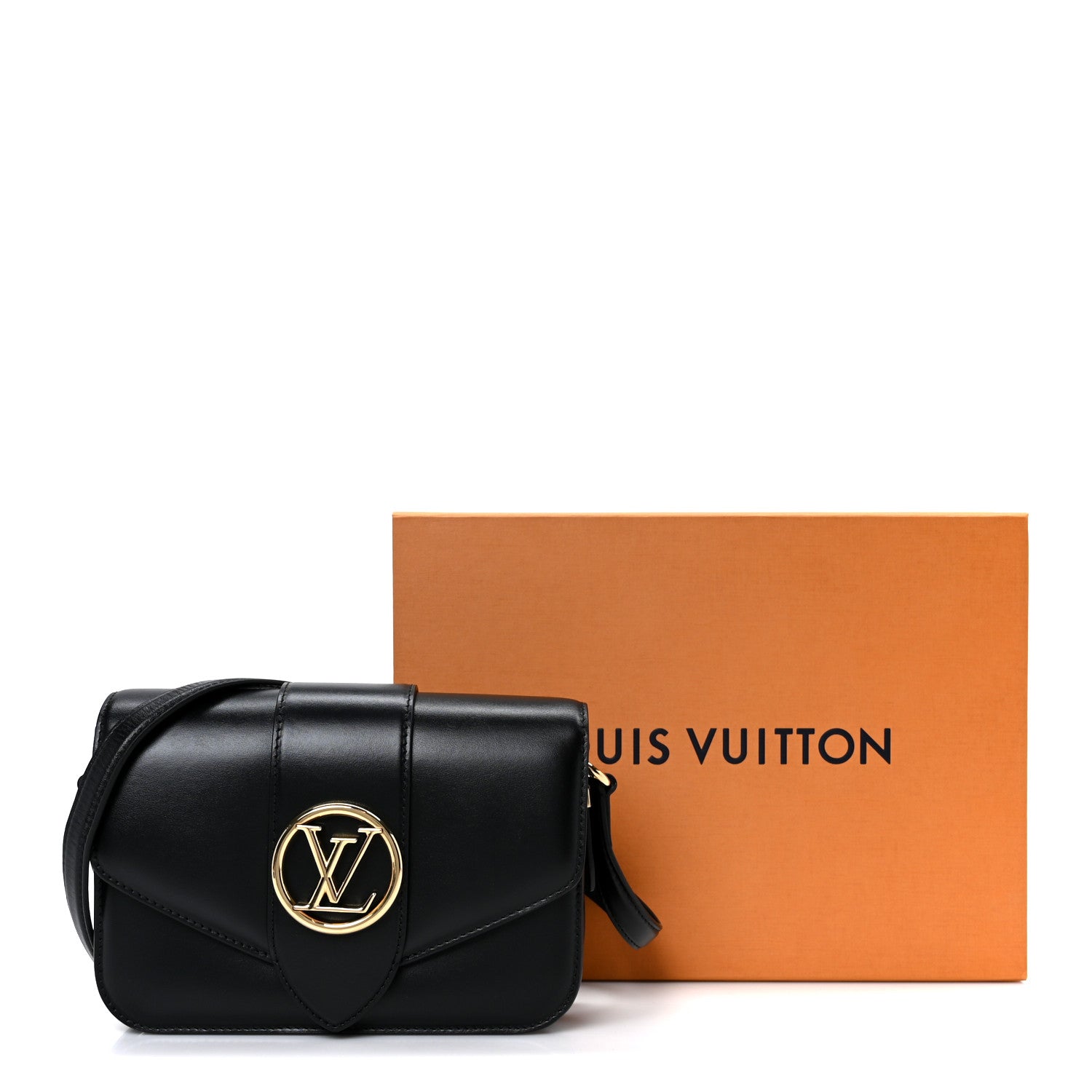 Louis Vuitton Smooth Calfskin LV Pont 9 Black 1885466 – FASHIONPHILE