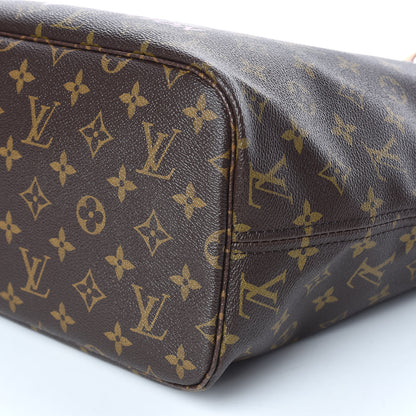 Louis Vuitton Monogram Capri V Neverfull MM Rose Ballerine 7 of 11