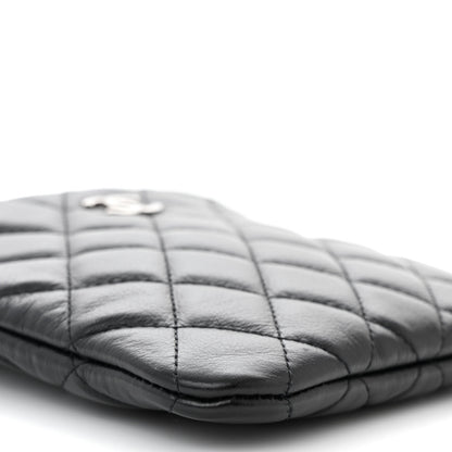 Chanel Lambskin Quilted Crossbody Bag Black 10 of 11