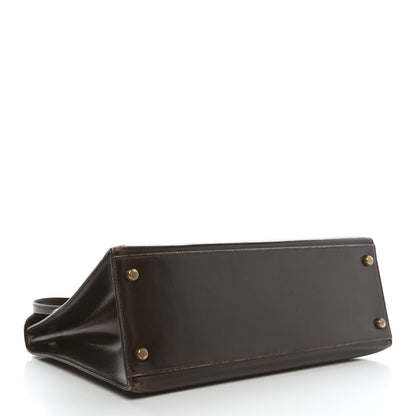 Hermes Box Kelly Sellier 32 Chocolate 3 of 18