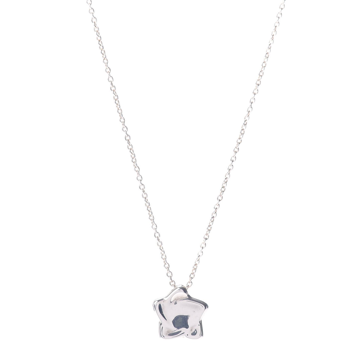 Sterling Silver Elsa Peretti Star Pendant Necklace
