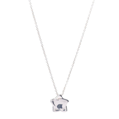 Tiffany Sterling Silver Elsa Peretti Star Pendant Necklace 1 of 4