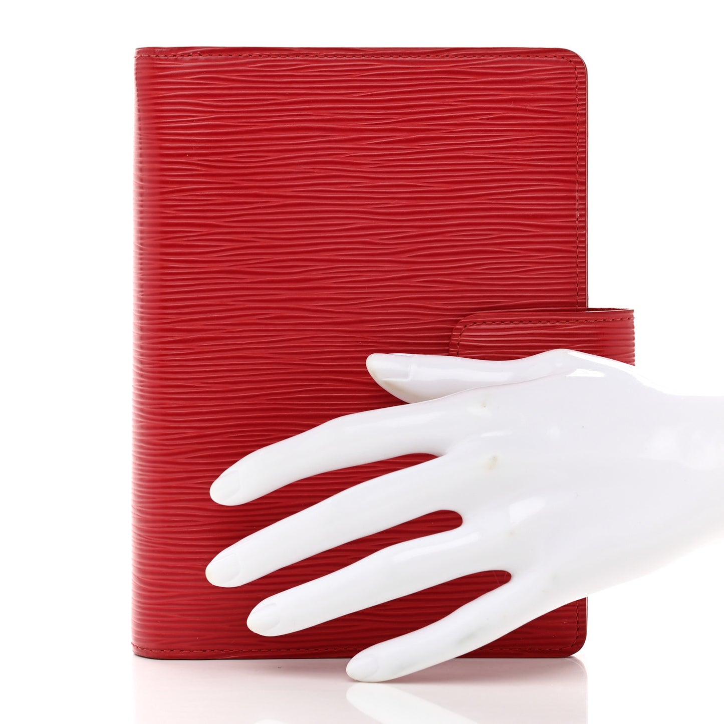 Epi Medium Ring Agenda Cover Red