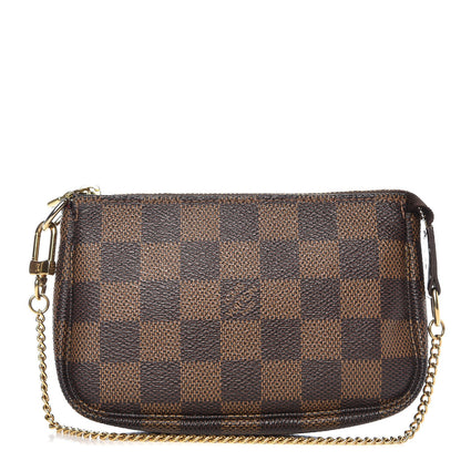 Louis Vuitton Damier Ebene Mini Pochette Accessories 1 of 10