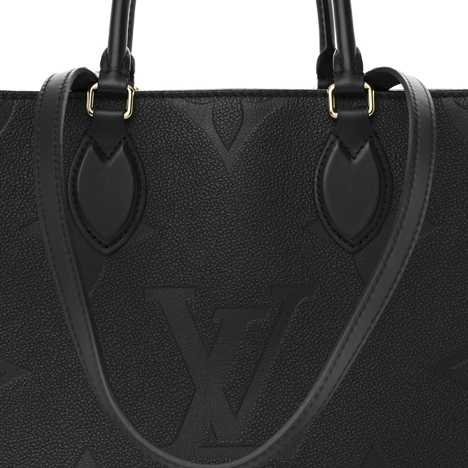 Louis Vuitton Empreinte Monogram Giant OnTheGo MM Black 7 of 10