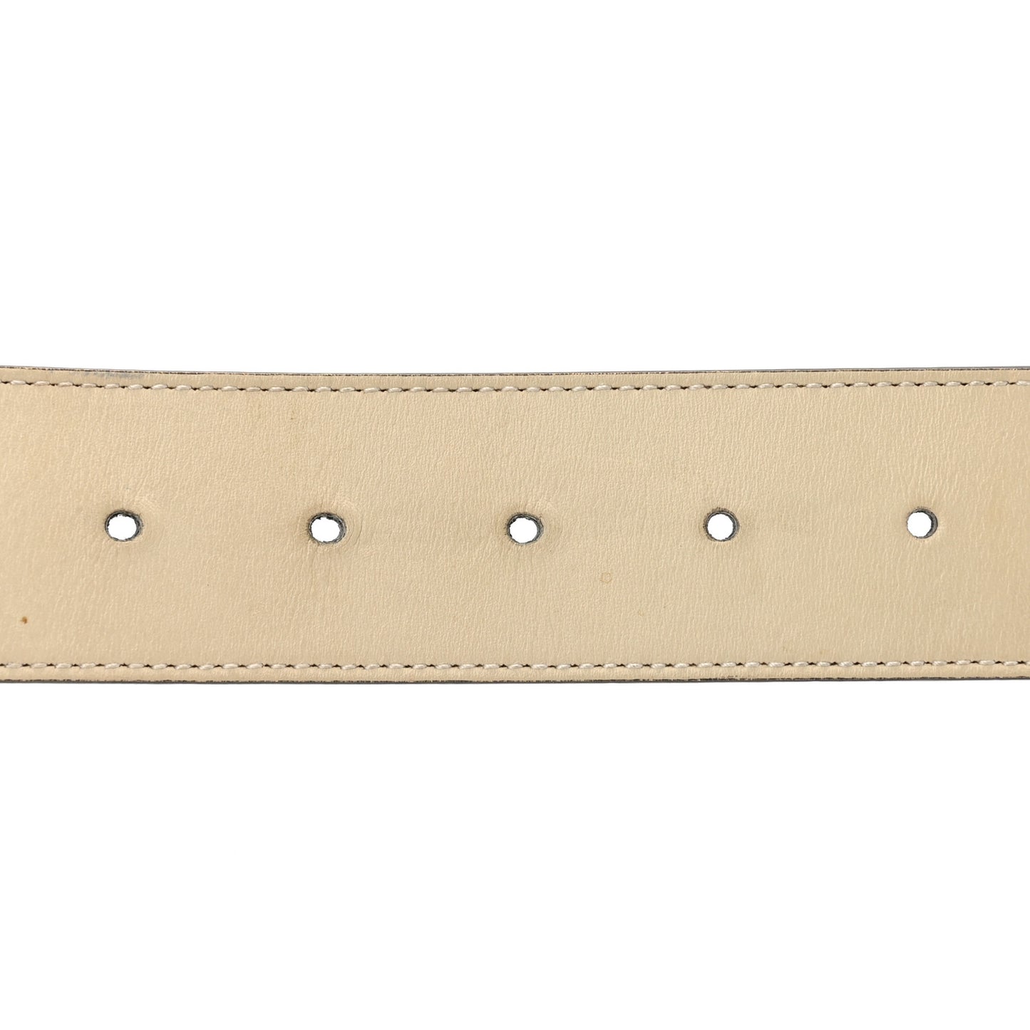 Calfskin Double G 40mm Belt 90 36 Mystic White