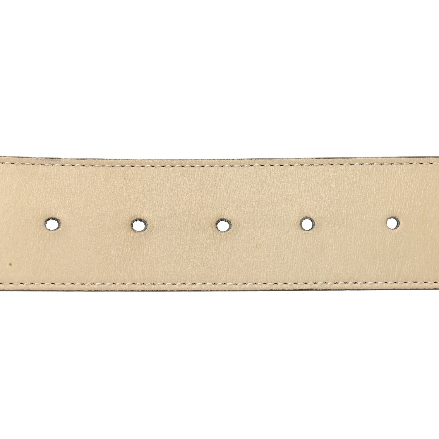 Gucci Calfskin Double G 40mm Belt 90 36 Mystic White 3 of 7