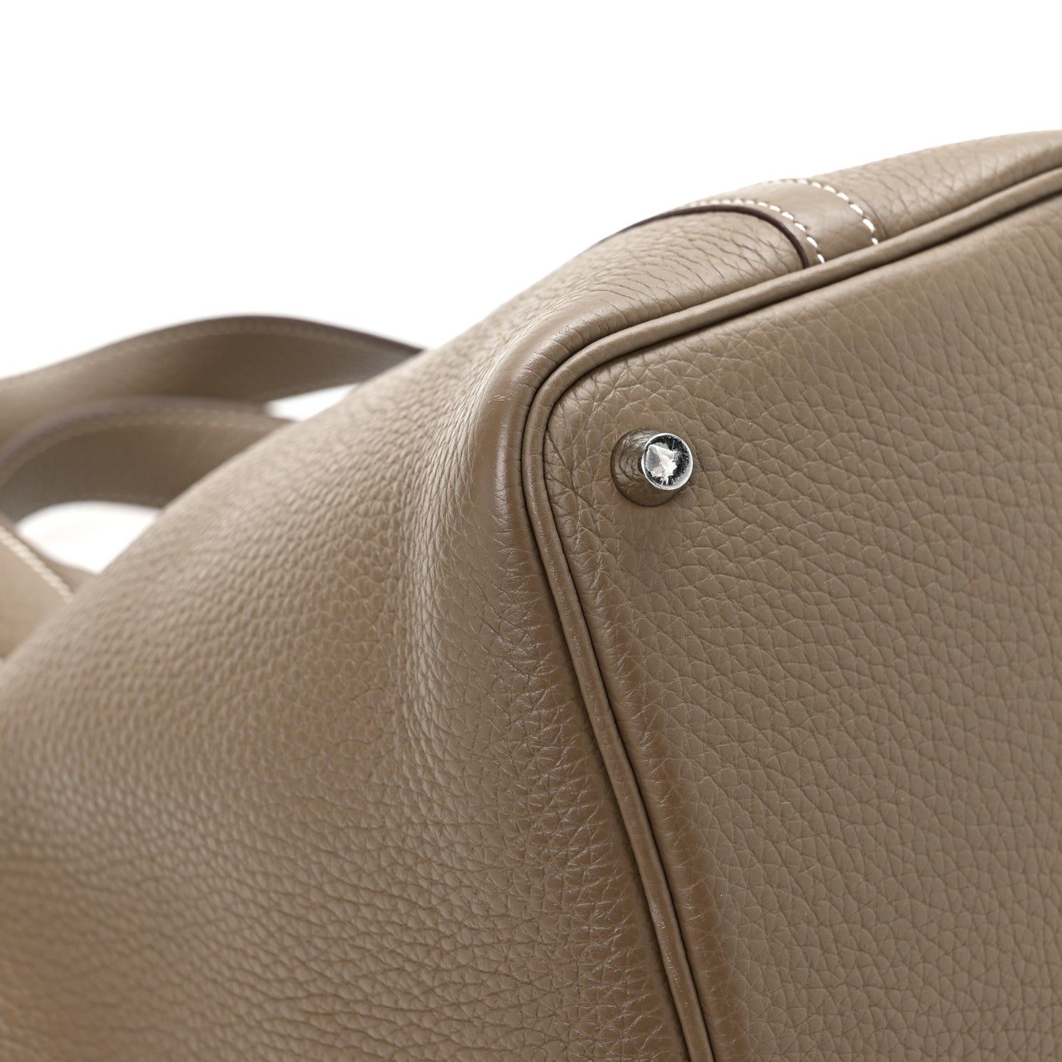 Hermes Taurillon Clemence Picotin Lock 18 PM Etoupe 11 of 13