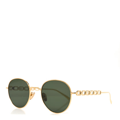 Louis Vuitton Metal My LV Chain Round Sunglasses Z2475U Gold 1 of 8