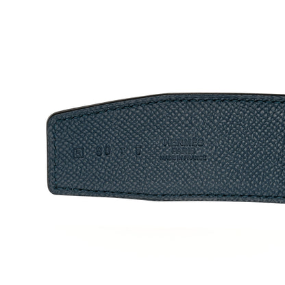 Hermes Epsom 42mm Belt Strap 90 Colvert Bleu Atoll 8 of 9