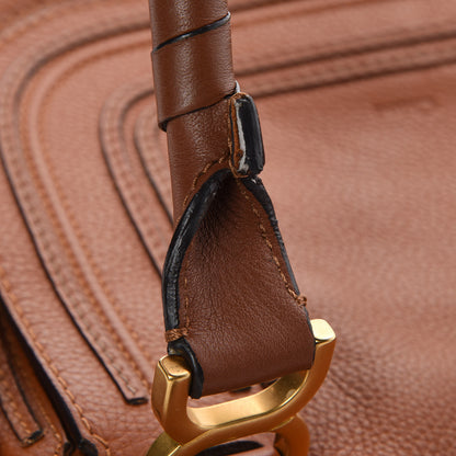 Chloe Calfskin Medium Marcie Satchel Tan 10 of 11