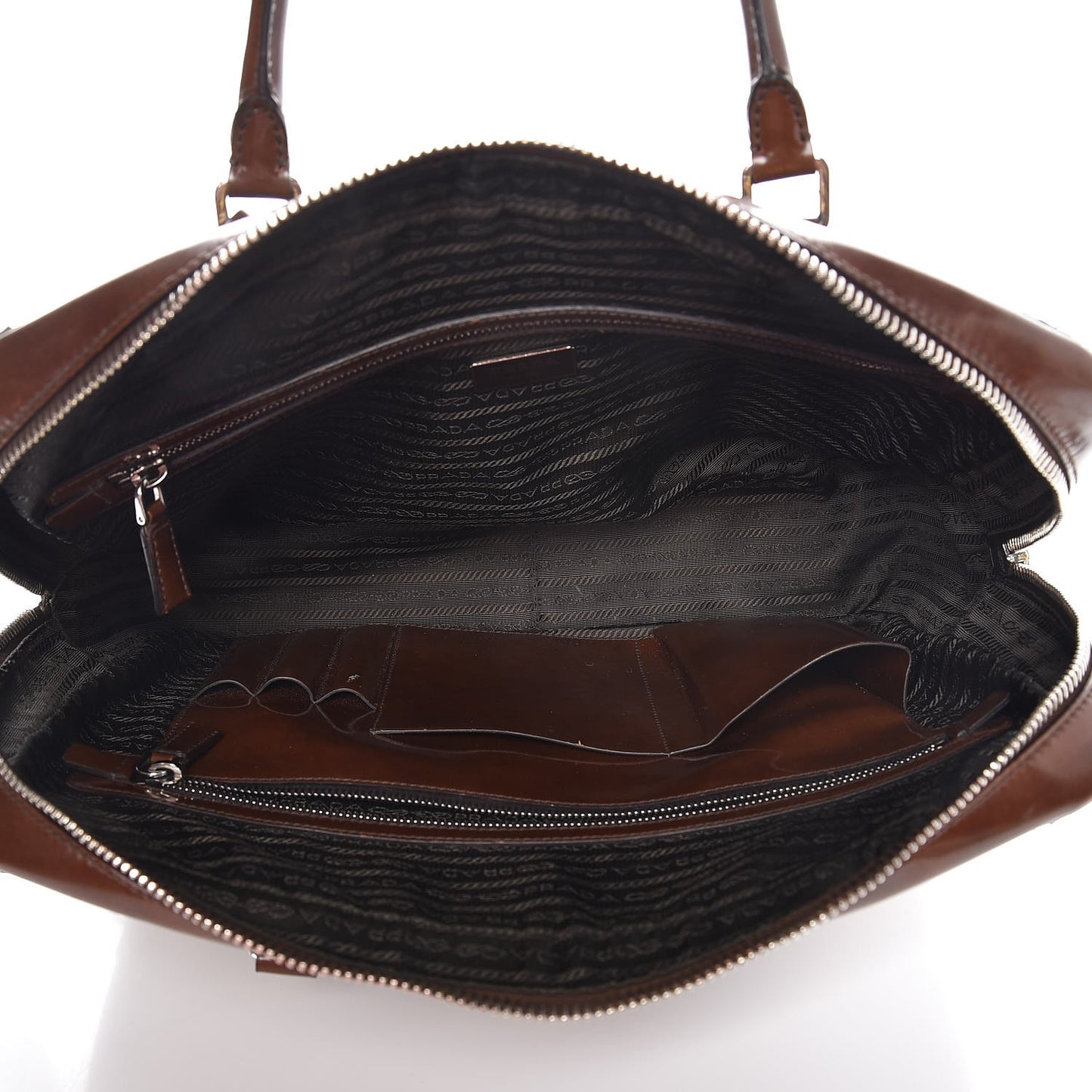 Drummed Calfskin Nano Luggage Liquorice
