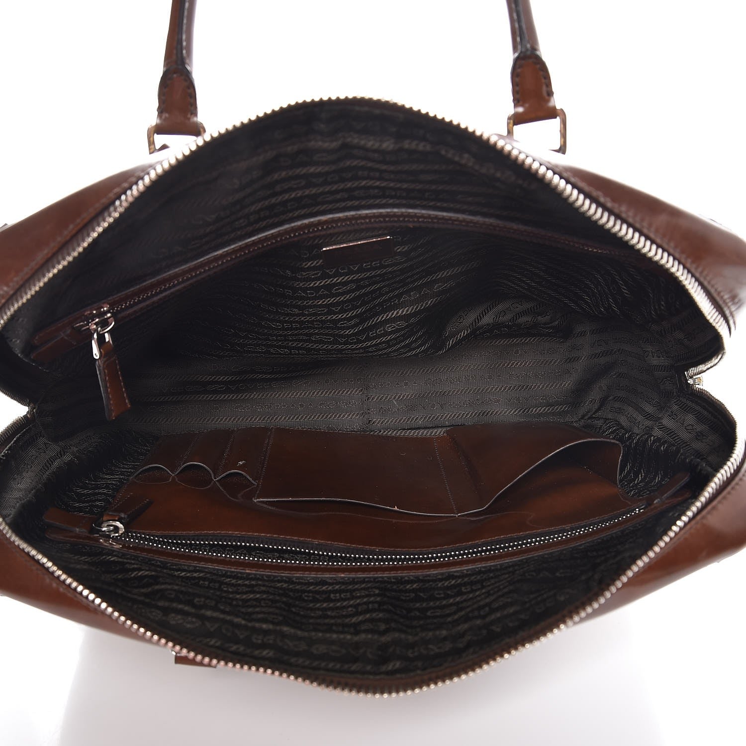 Celine Drummed Calfskin Nano Luggage Liquorice 7 of 27
