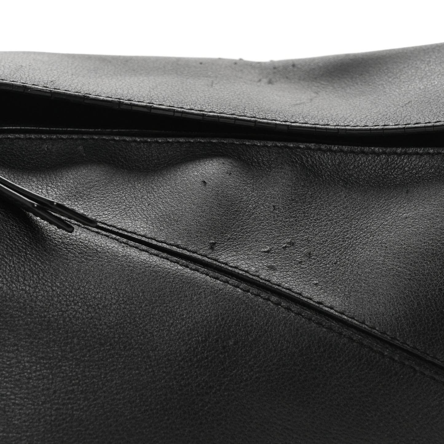 Calfskin Medium Puzzle Bag Black