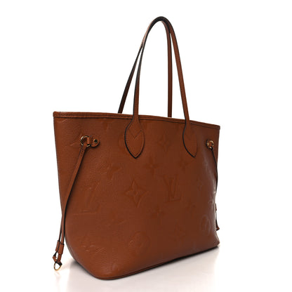 Louis Vuitton Empreinte Monogram Giant Neverfull MM Cognac 3 of 11