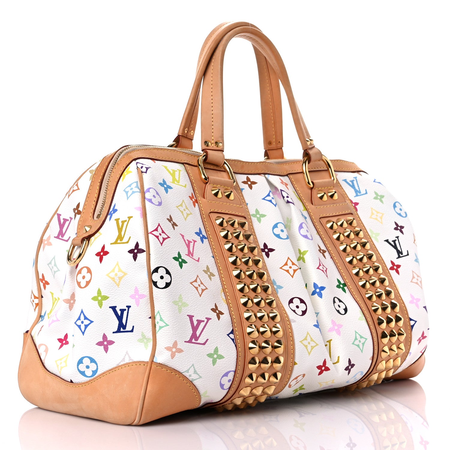 Louis Vuitton Monogram Multicolor Courtney GM White 2 of 27