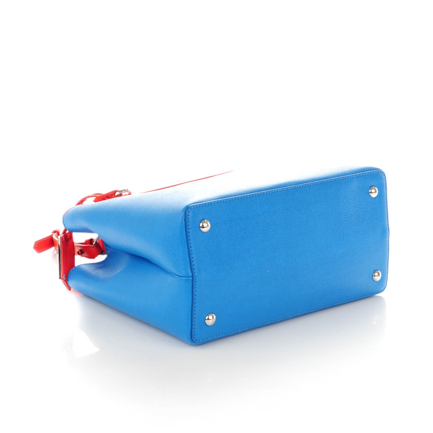 Vitello Elite Monster Petite 2Jours Tote Blue Royal Papavero Multicolor