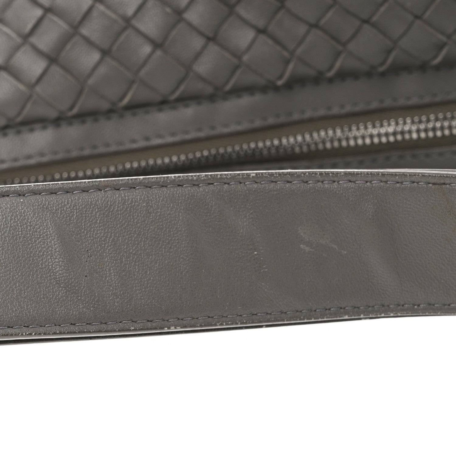 Bottega Veneta Nappa Intrecciato Shoulder Bag Grey 12 of 14