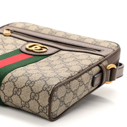 Gucci GG Supreme Monogram Web Small Ophidia Messenger Bag Brown 8 of 8