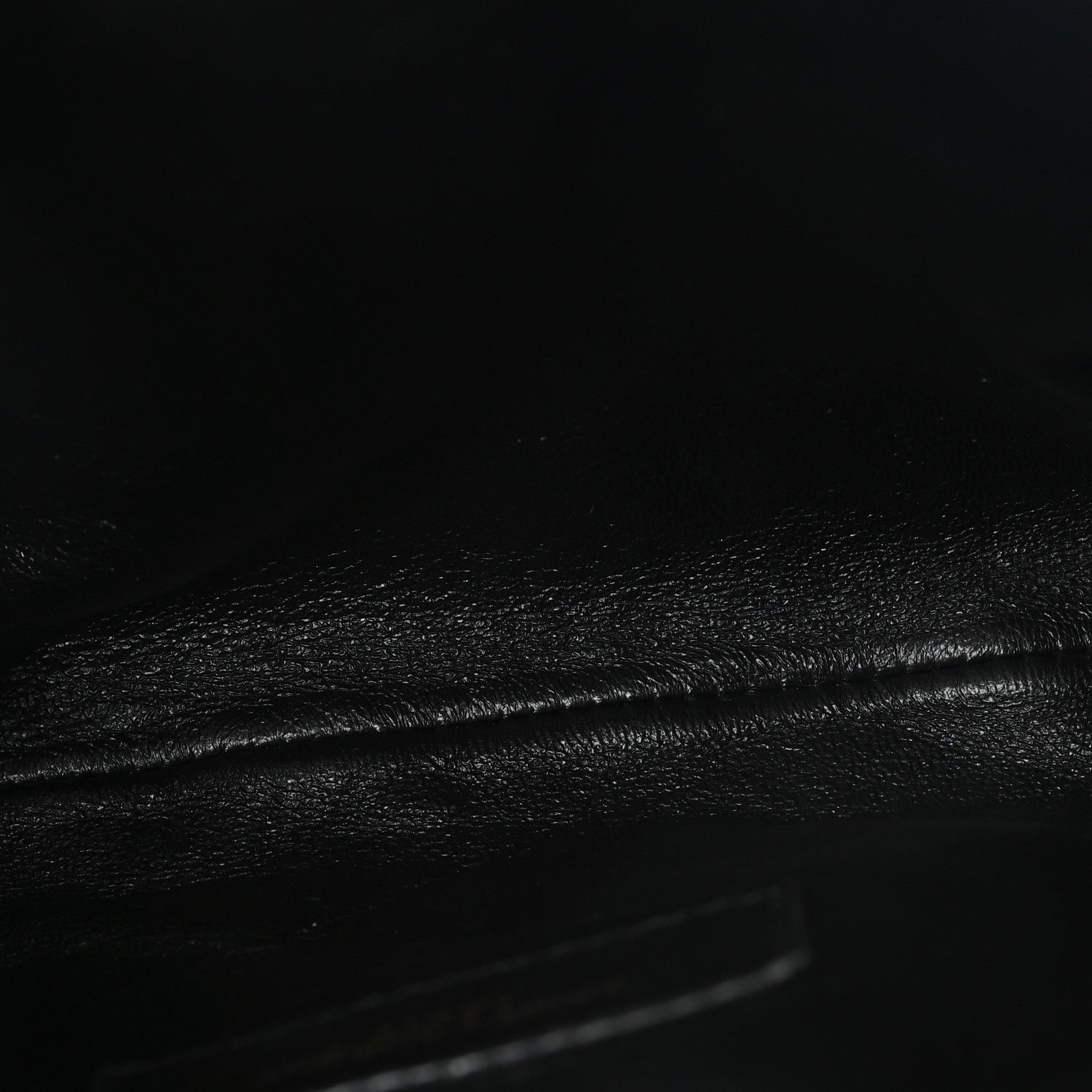 Saint Laurent Lambskin Quilted Gaby Zipped Pouch Black 5 of 11
