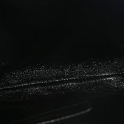 Saint Laurent Lambskin Quilted Gaby Zipped Pouch Black 5 of 11