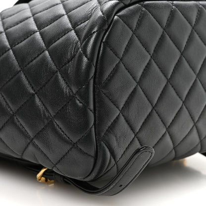 Chanel Lambskin Quilted Small Urban Spirit Backpack Black 8 of 9