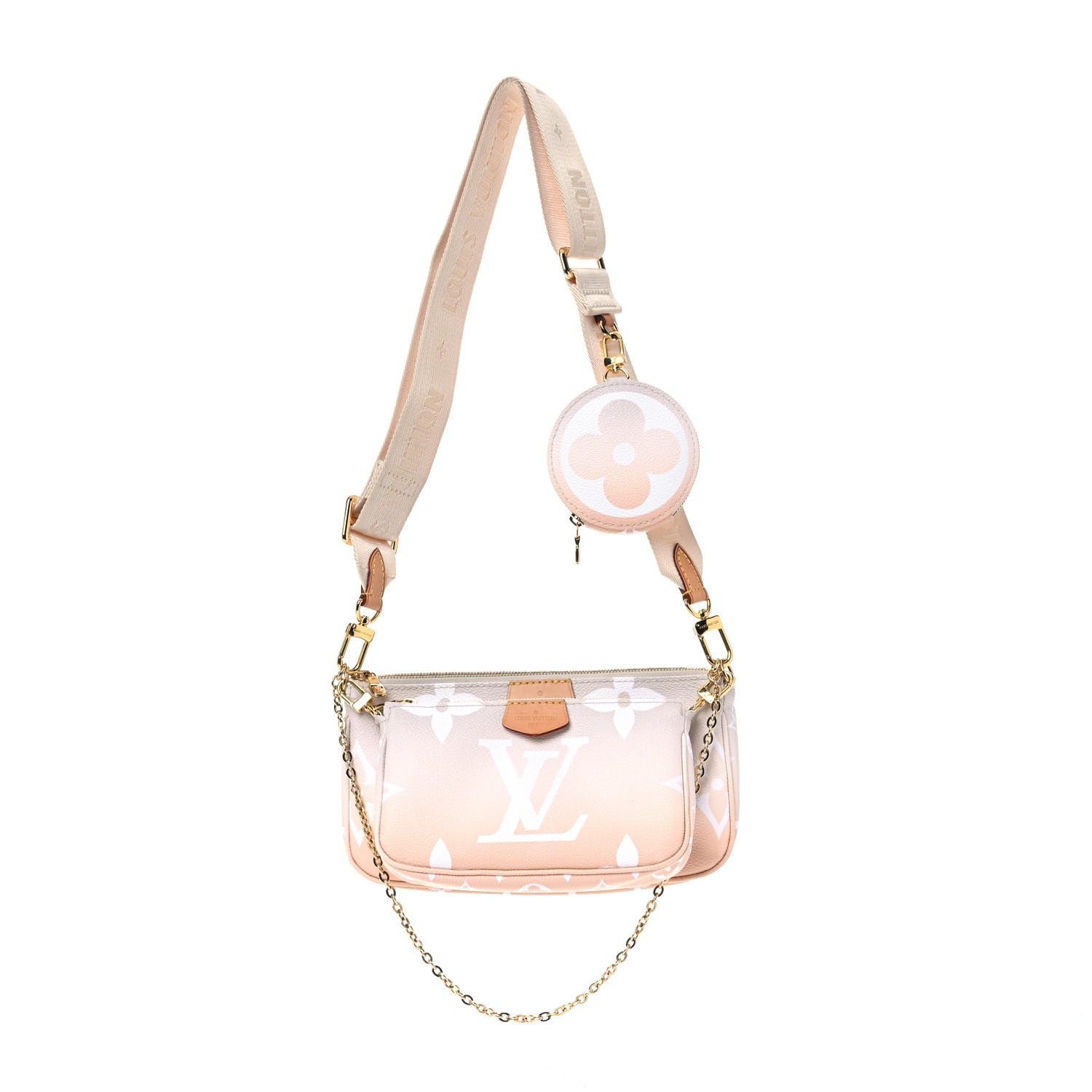 Louis Vuitton Monogram Giant By The Pool Multi Pochette Accessories Brume 1 of 18