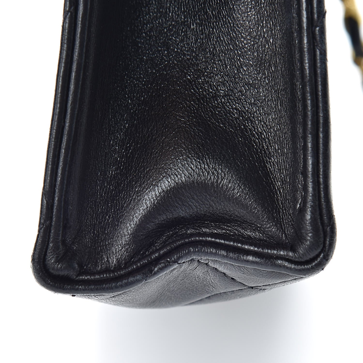Chanel Lambskin Quilted Small Single Flap Navy 12 of 14
