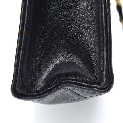 Chanel Lambskin Quilted Small Single Flap Navy 12 of 14