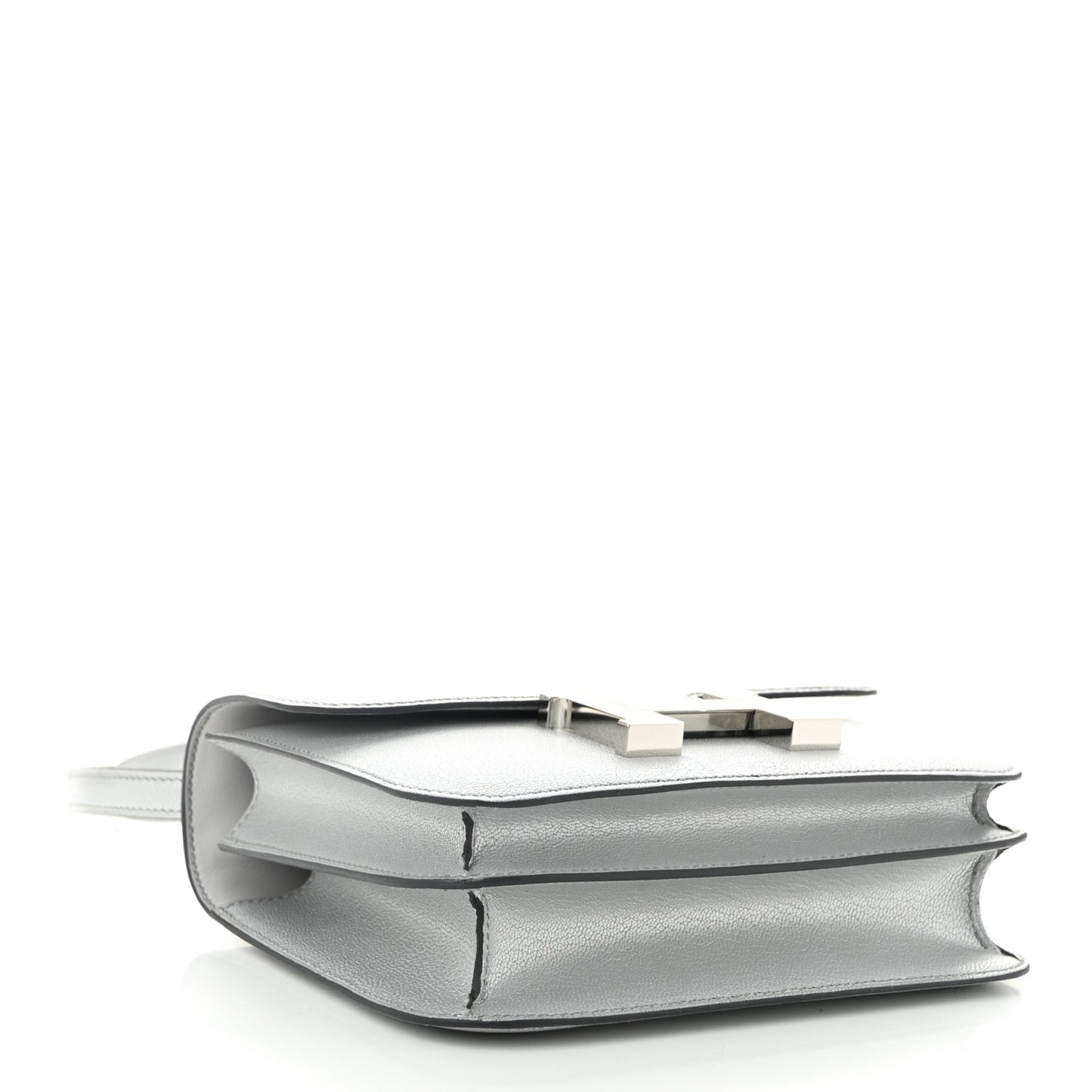 Metallic Chevre Chamkilight Constance 18 Argent