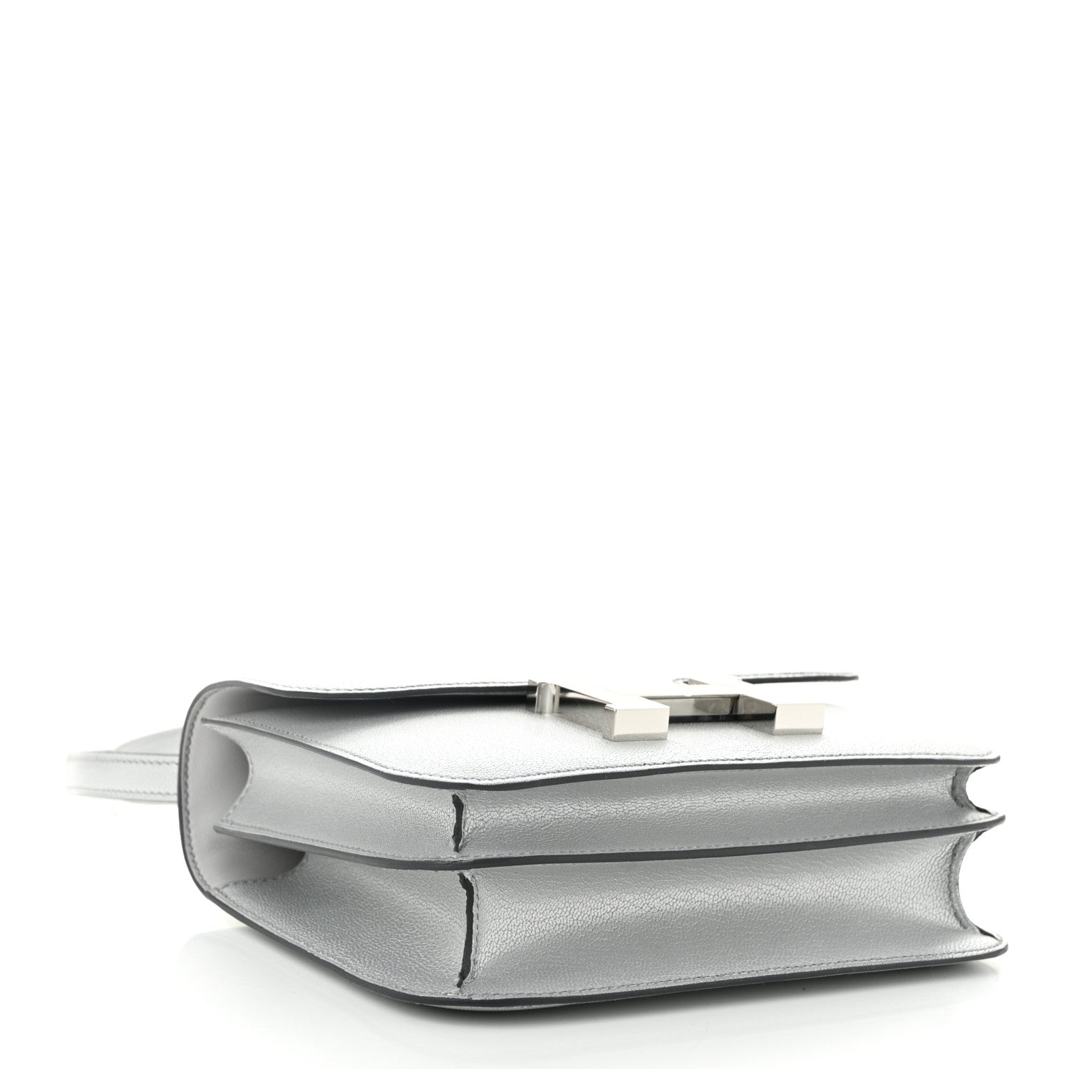 Hermes Metallic Chevre Chamkilight Constance 18 Argent 5 of 12