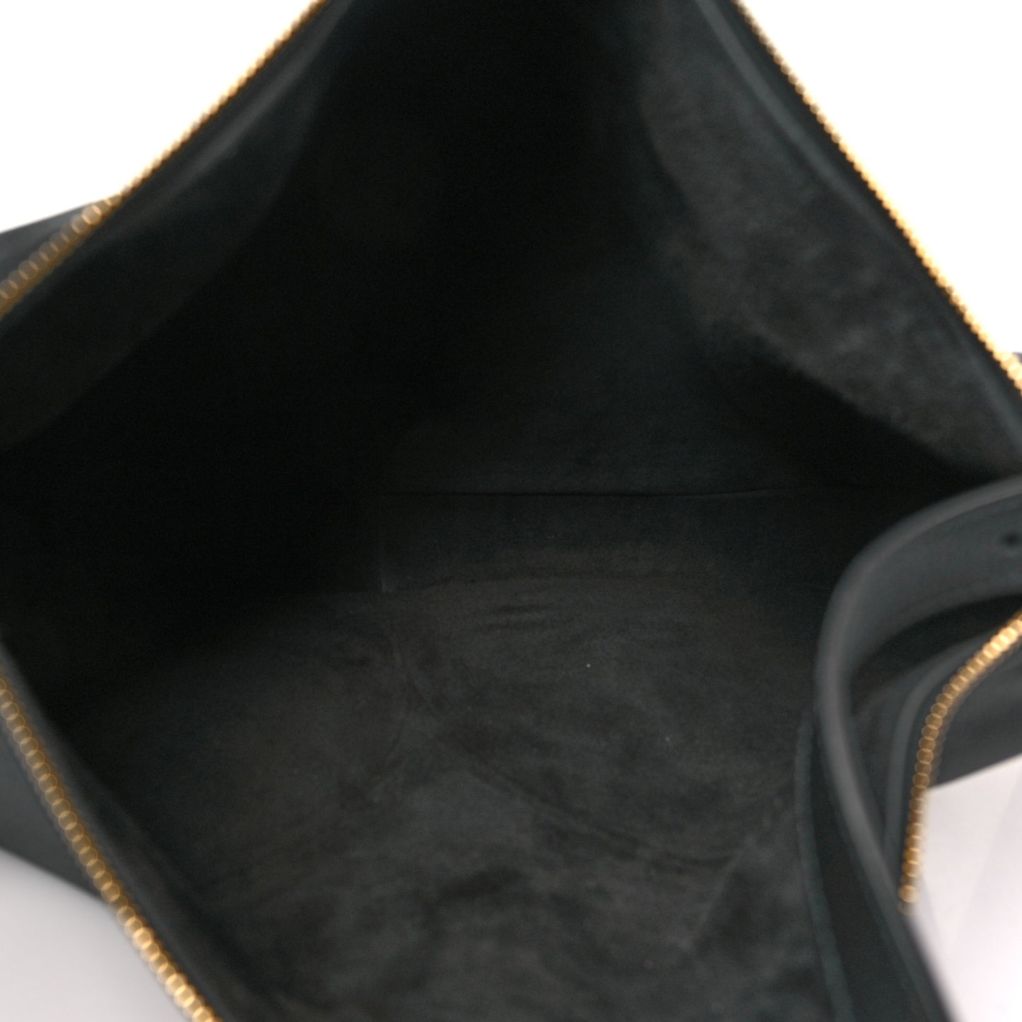 Supple Calfskin Large Romy Shoulder Bag Black