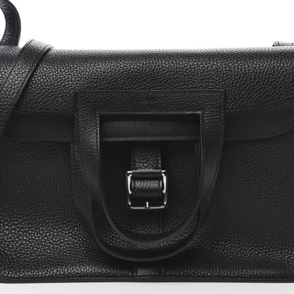 Hermes Taurillon Clemence Halzan 31 GM Black 10 of 12