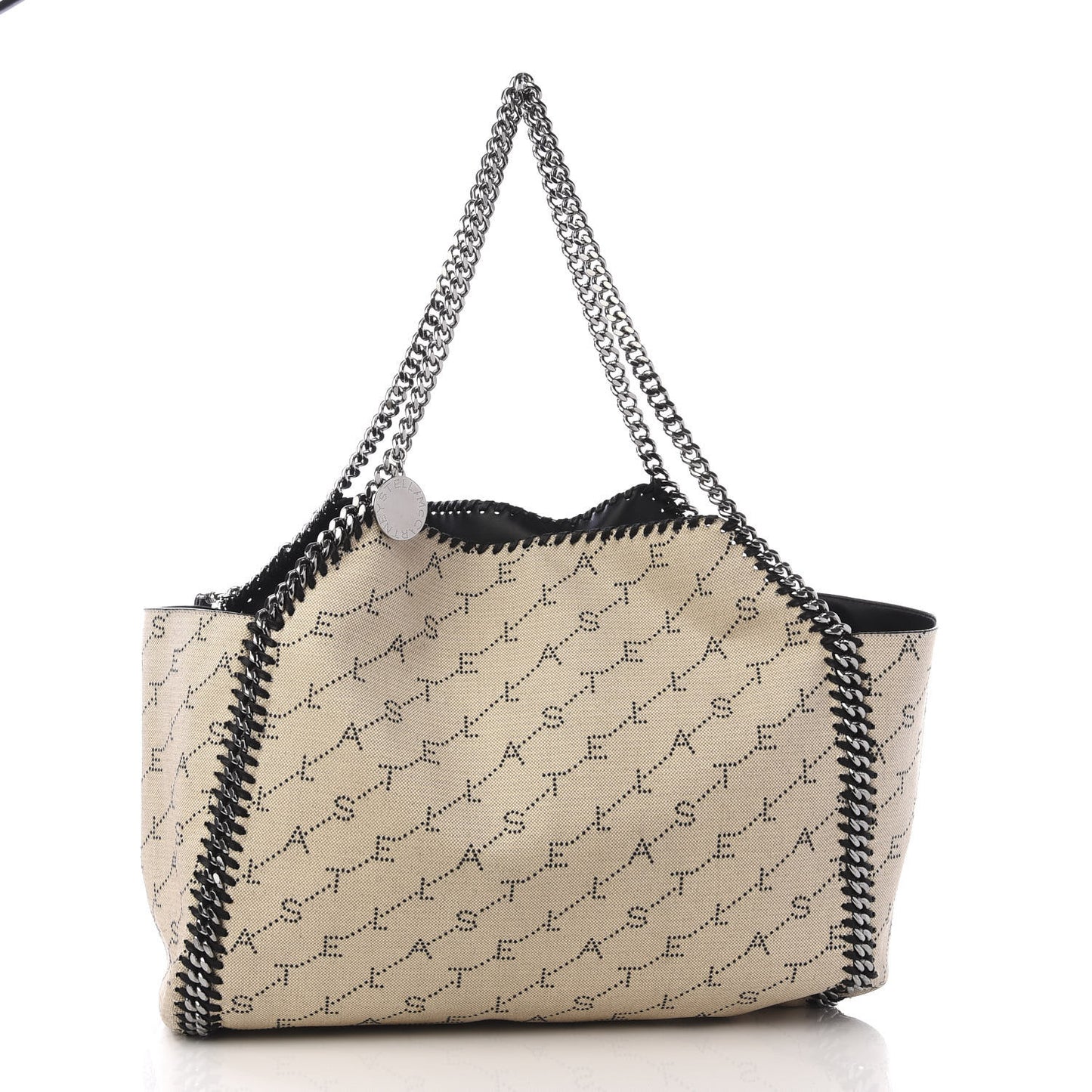 Canvas Logo Falabella Reversible Tote Sand