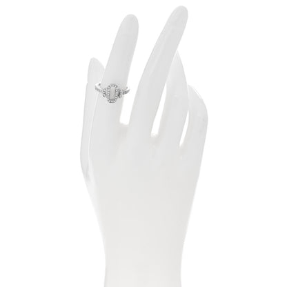 Hermes 18K White Gold Diamond Attelage Ring 52 6 2 of 5