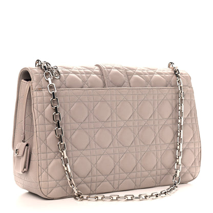 Christian Dior Lambskin Cannage Large Miss Dior Flap Grey 3 of 14