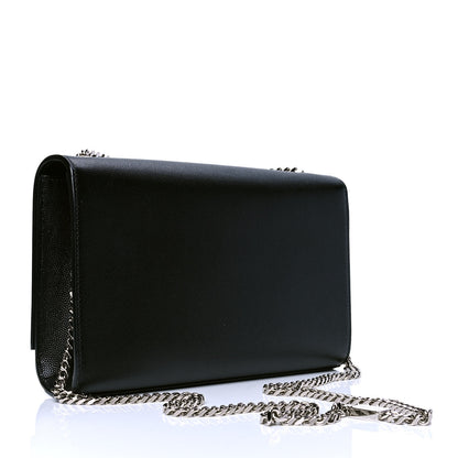 Saint Laurent Grain De Poudre Medium Classic Monogram Kate Satchel Black 3 of 4