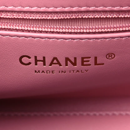Chanel Tweed Quilted Nano Kelly Shopper Pink 6 of 11