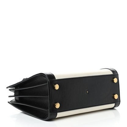 Saint Laurent Calfskin Bi-Color Nano Sac De Jour Porcellana Black 3 of 8