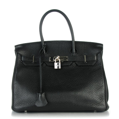 Hermes Taurillon Clemence Birkin 30 Black 1 of 31