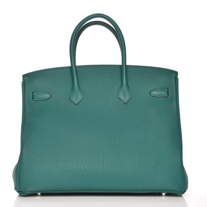 Hermes Togo Birkin 35 Malachite 4 of 32