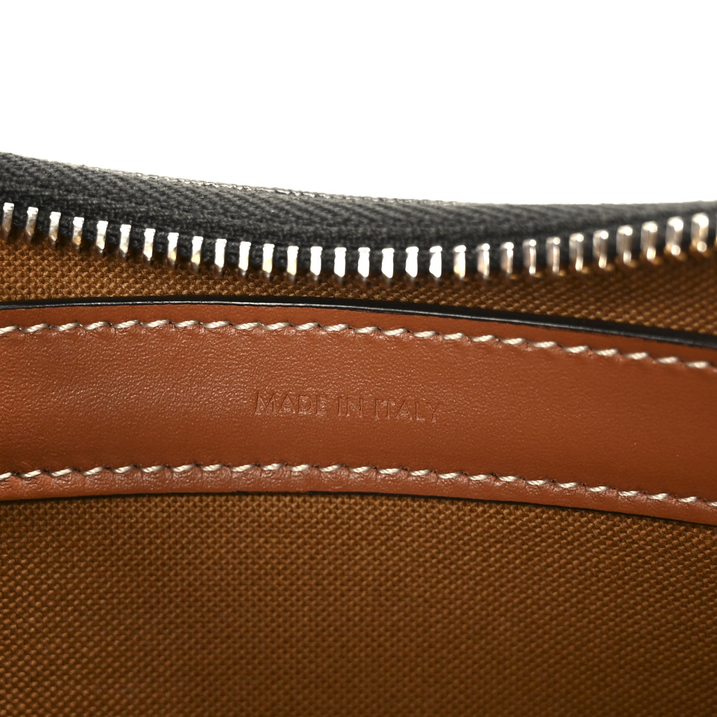 Triomphe Canvas Calfskin Ava Shoulder Bag Tan