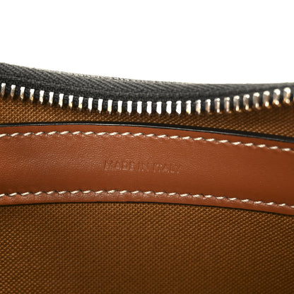 Celine Triomphe Canvas Calfskin Ava Shoulder Bag Tan 7 of 11