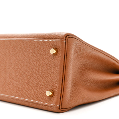 Hermes Togo Kelly Retourne 32 Gold 10 of 11