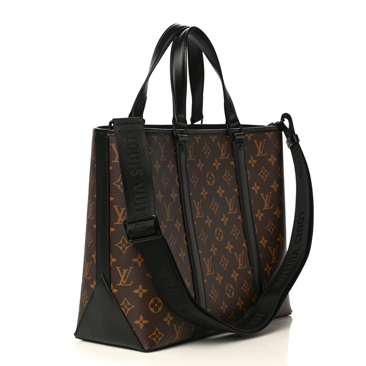 Louis Vuitton Monogram Macassar Weekend Tote PM 4 of 10