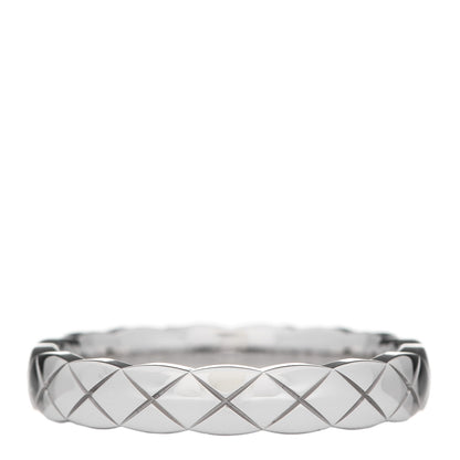 Chanel 18K White Gold Mini Coco Crush Ring 50 5.25 3 of 6