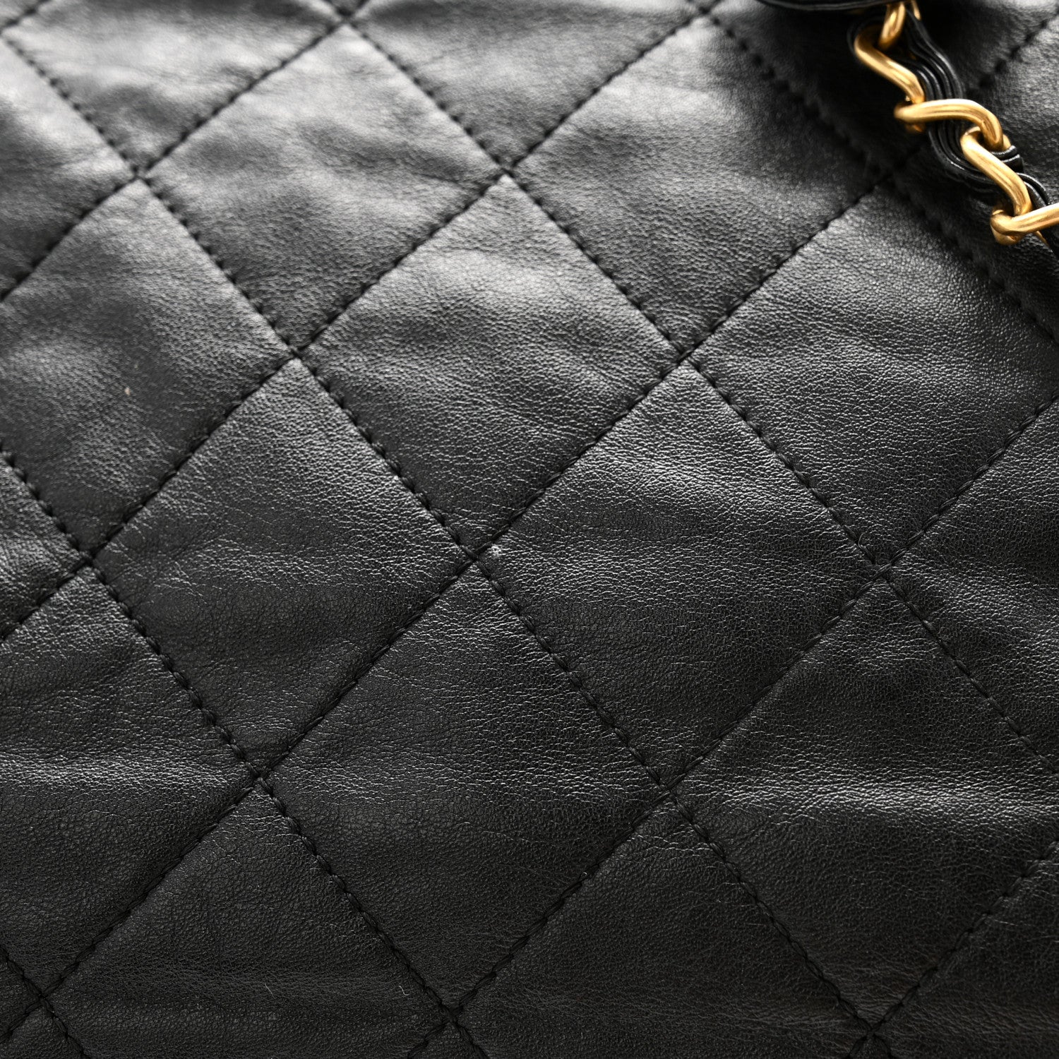 Chanel Iridescent Calfskin Quilted Large In The Mix Tote Black 12 of 14