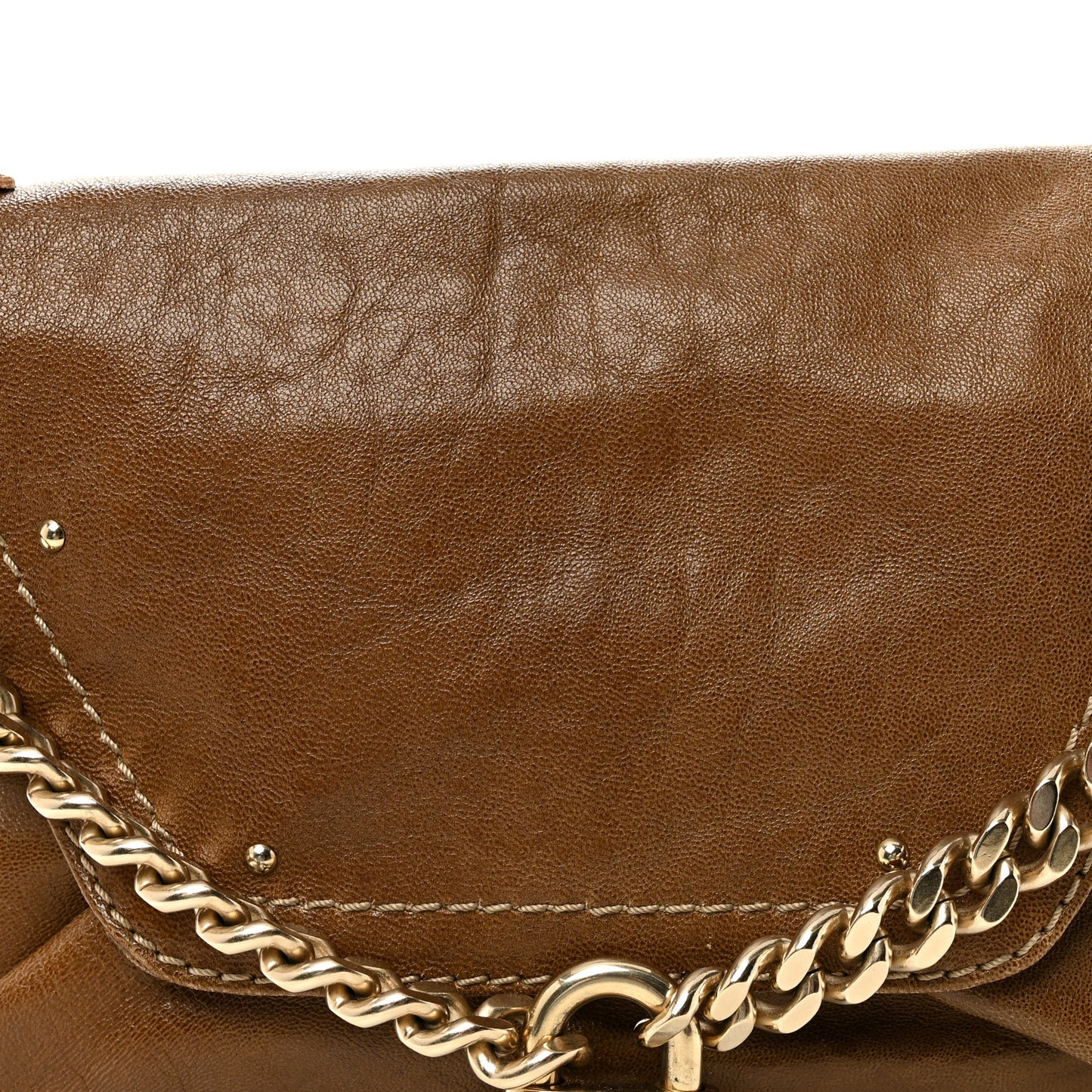 Lambskin Small Paddington Capsule Satchel Elephant